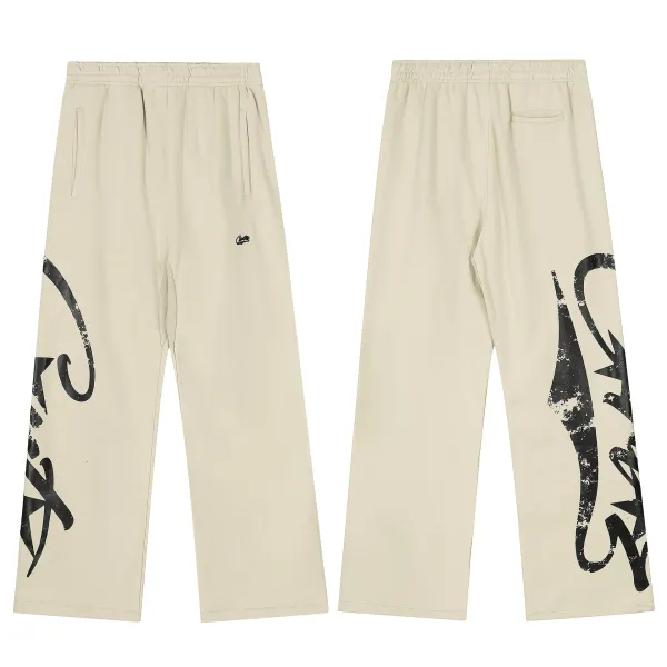 Design Logo Sweatpants Black - 21