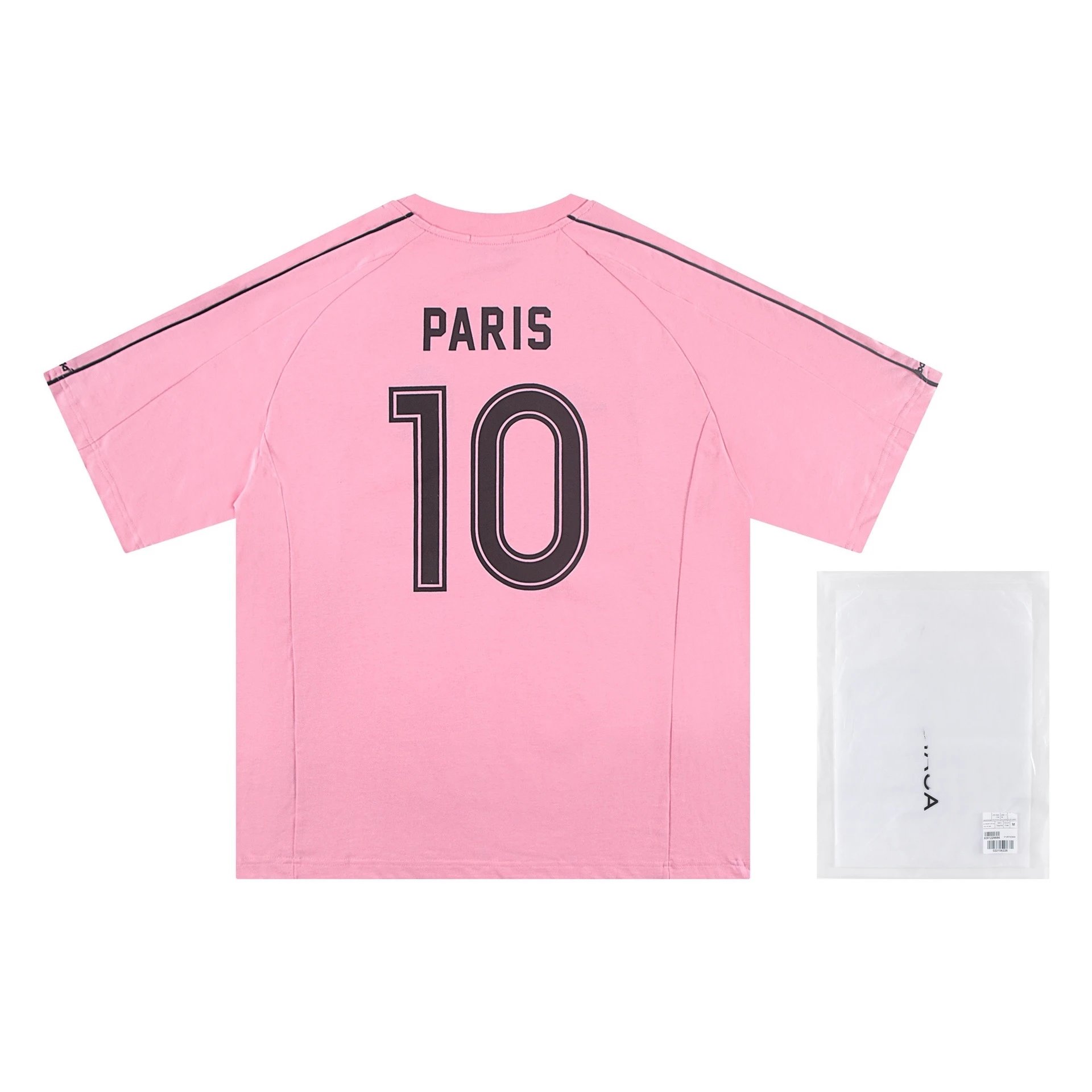 Design Lenciaga Football Jersey Pink T-Shirt Jersey - 14