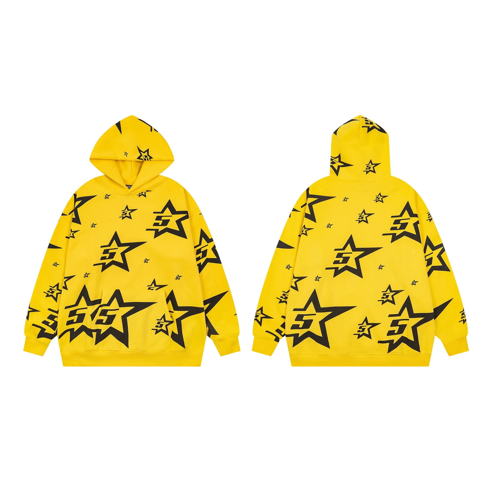 SP5DER Super Five Pink Graphic Hoodie - 50