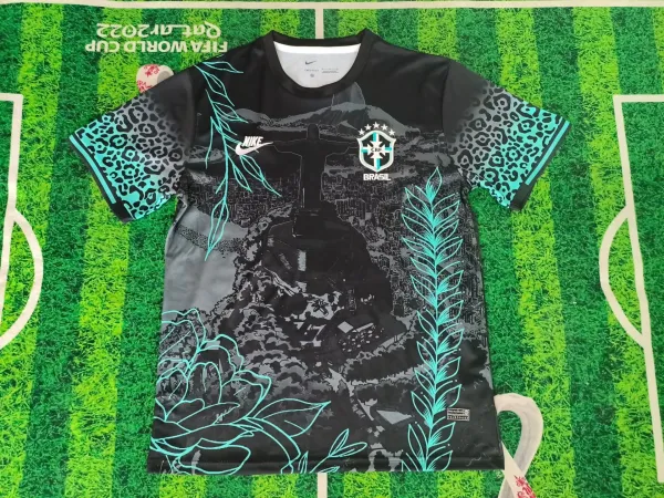 Nike Brazil 2022 FIFA World Cup Pink Christ the Redeemer Jersey - 7