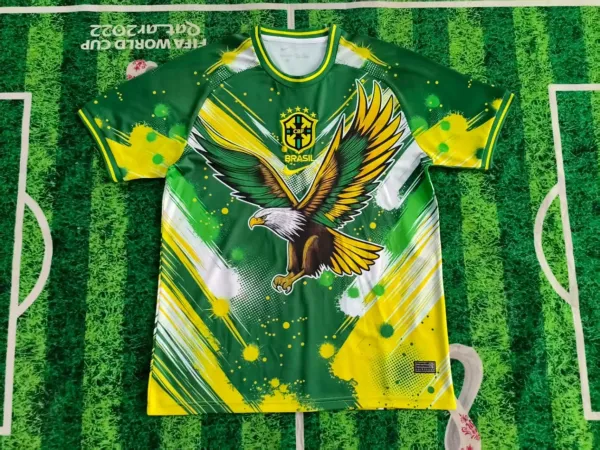 Nike Brazil 2022 FIFA World Cup Pink Christ the Redeemer Jersey - 10