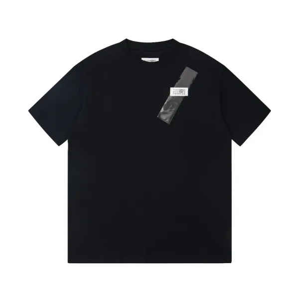 Maison Margiela Numeric Print Black T-Shirt - 22