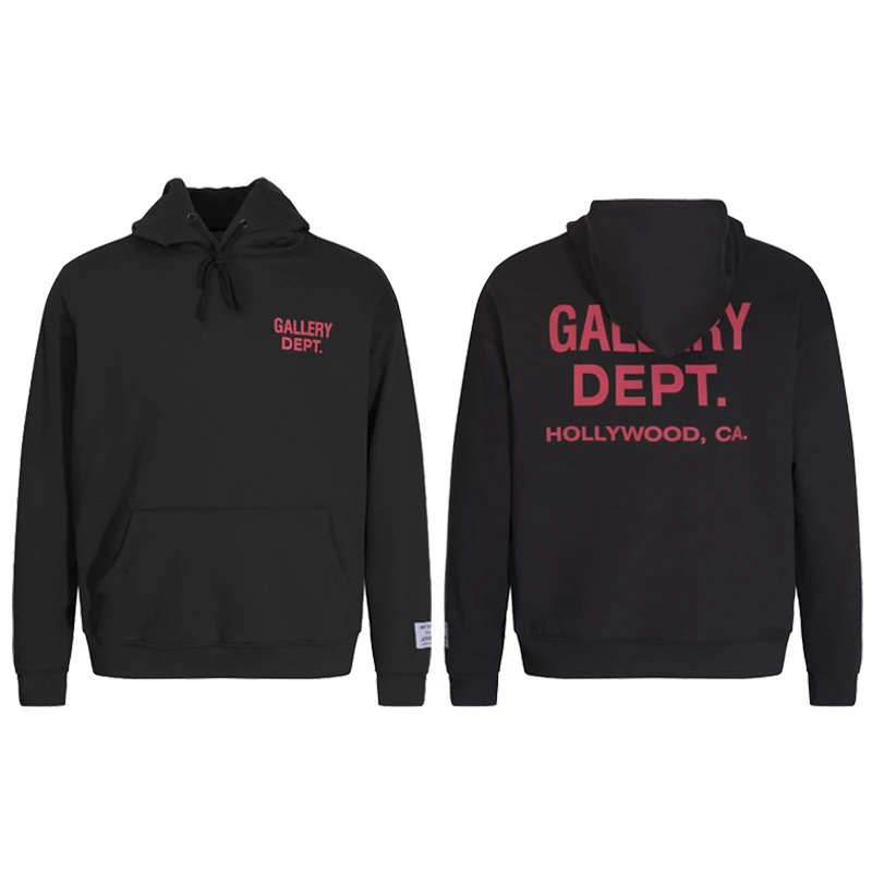 Gallery Dept. Logo Hoodie Black - 30