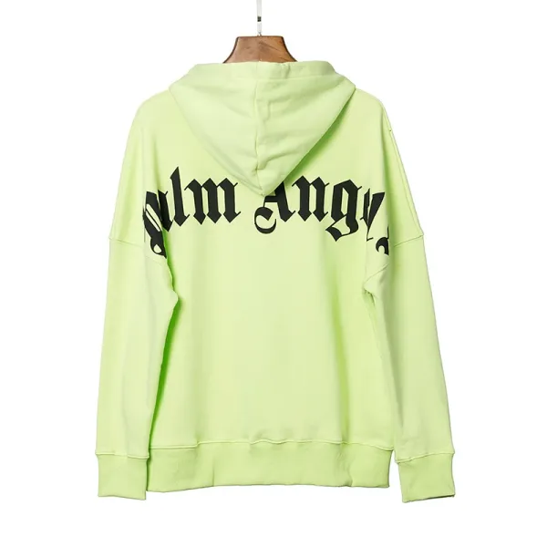 Palm Angels Long Sleeve Spirit Jersey Lime Green Tops - 24