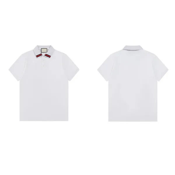 Gucci Web-Trimmed Polo Shirt White Tops Polo - 1