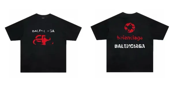 Balenciaga x UNKOWN Character Graphic T-Shirt Black - 6