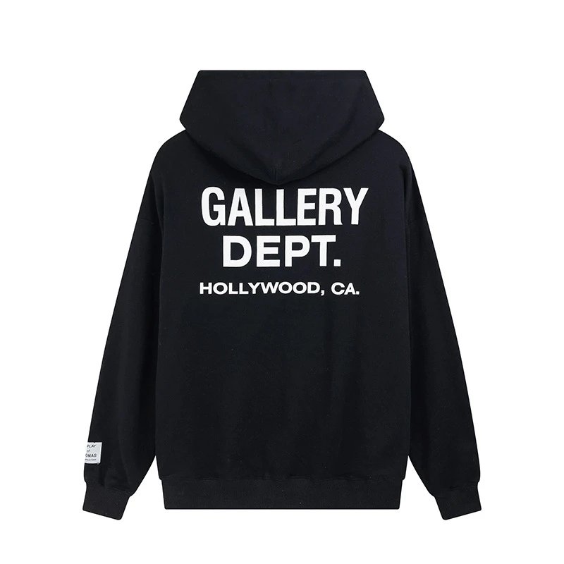 Gallery Dept. Logo Hoodie Black - 10