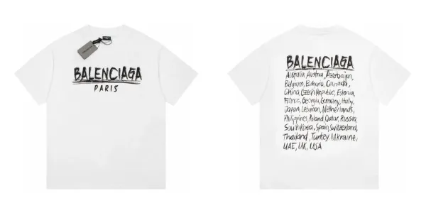 Balenciaga x UNKOWN Character Graphic T-Shirt Black - 11