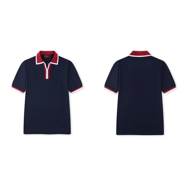 Gucci Polo Shirt Navy with Red and White Trim Tops.polo - 1
