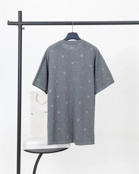 Louis Vuitton Monogram Embossed White T-Shirt - 20
