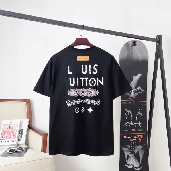 Louis Vuitton Crosscars Graphic Print T-Shirt White - 5