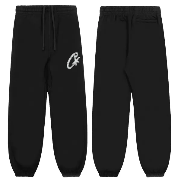 Design Logo Sweatpants Black - 28