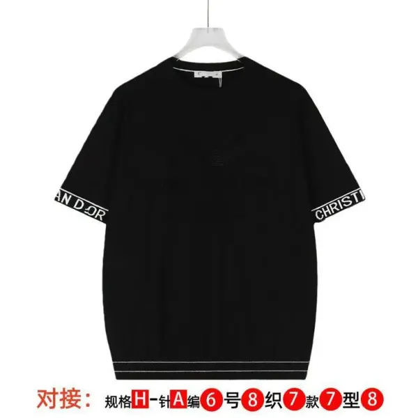 Dior Di For My Real Friends Knit T-Shirt Gray - 8