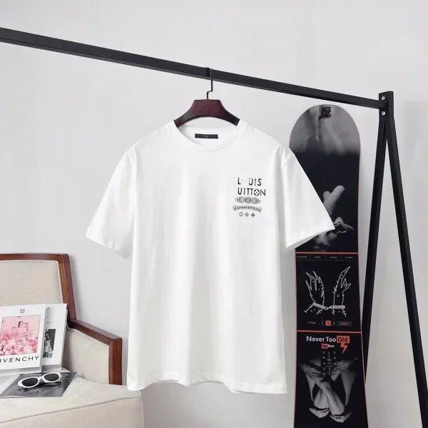 Louis Vuitton Crosscars Graphic Print T-Shirt White - 10