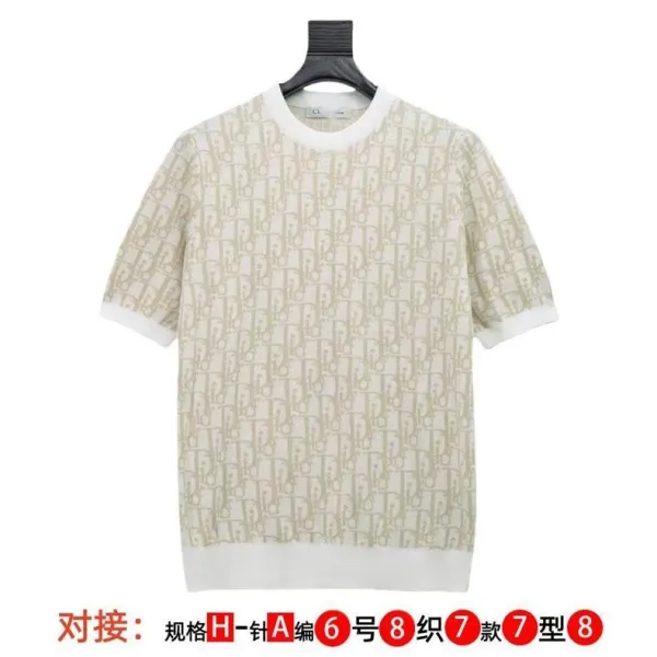 Dior Di For My Real Friends Knit T-Shirt Gray - 18