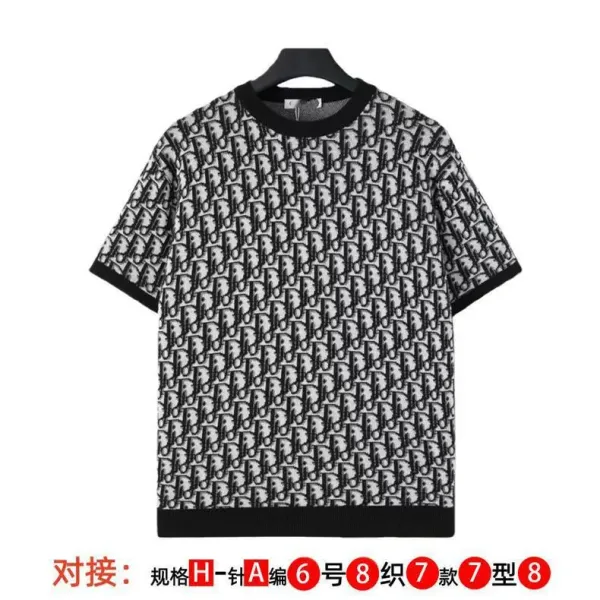 Dior Di For My Real Friends Knit T-Shirt Gray - 20