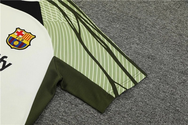 CBF Brazil Training Kit White Yellow Black Jersey and Shorts Set - 9