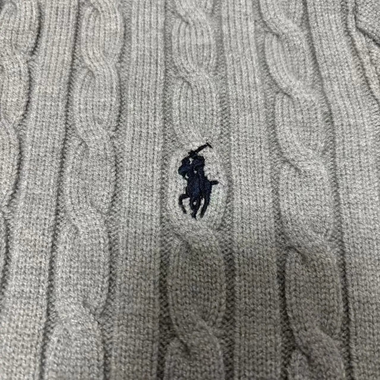Polo Ralph Lauren Cable Knit Turtleneck Sweater Forest Green - 9