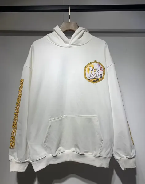 Amiri Hollywood Logo Hoodie Black - 44