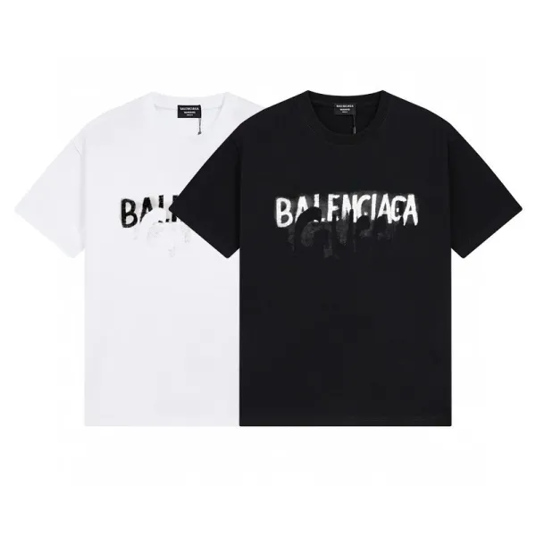 Balenciaga x UNKOWN Character Graphic T-Shirt Black - 30