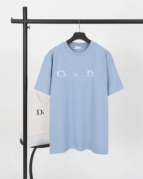 Dior Chit Di Couture Light Blue T-Shirt - 7