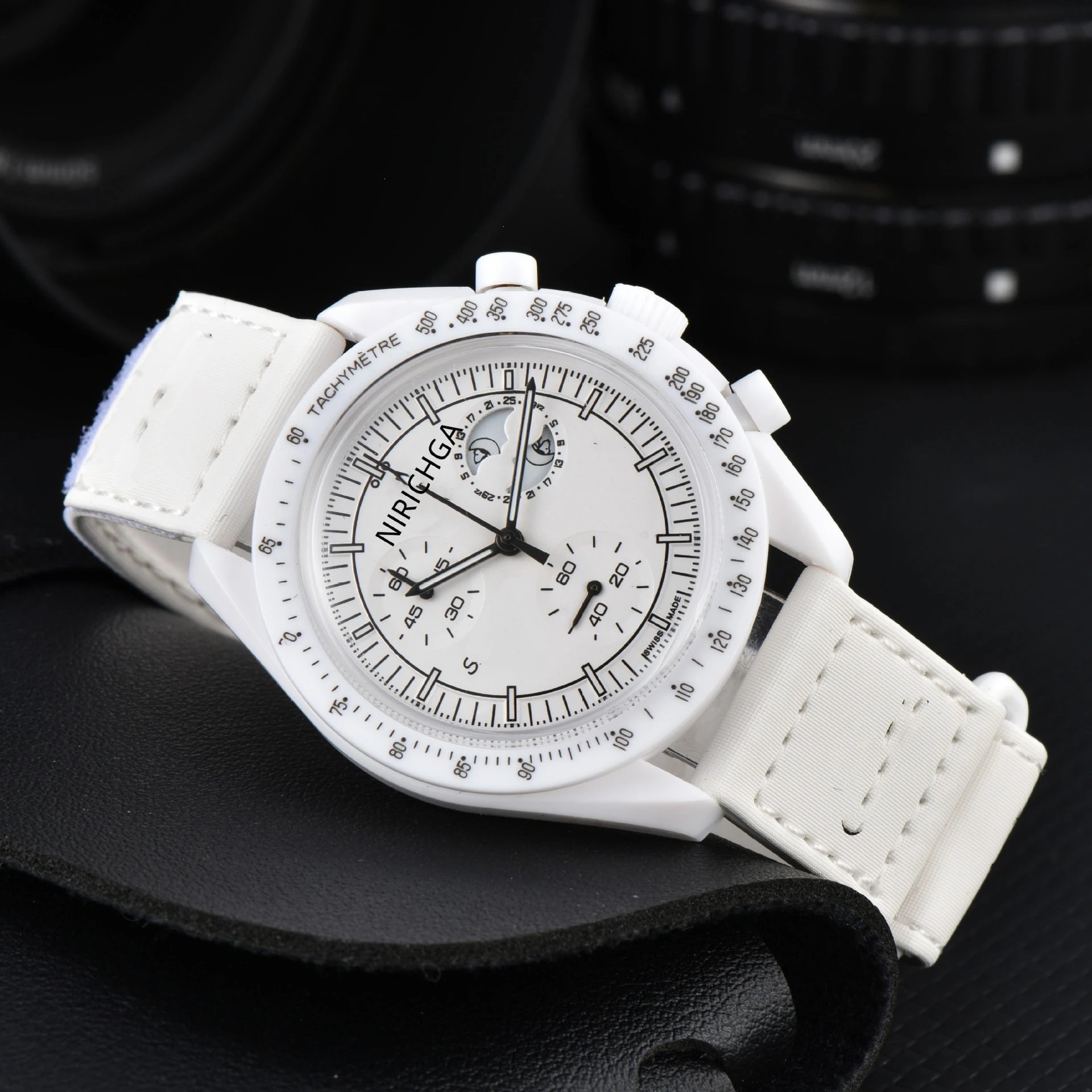 Omega Speedmaster Apollo 17 'Silver Snoopy Award' Chronograph Watch Watches - 4
