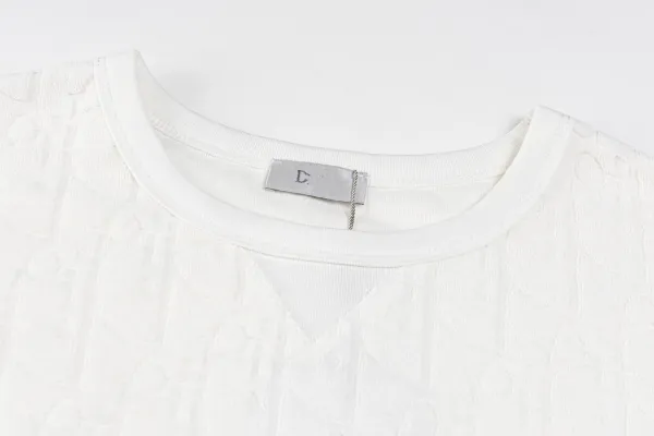 Dior Oblique Jacquard T-Shirt Navy - 11