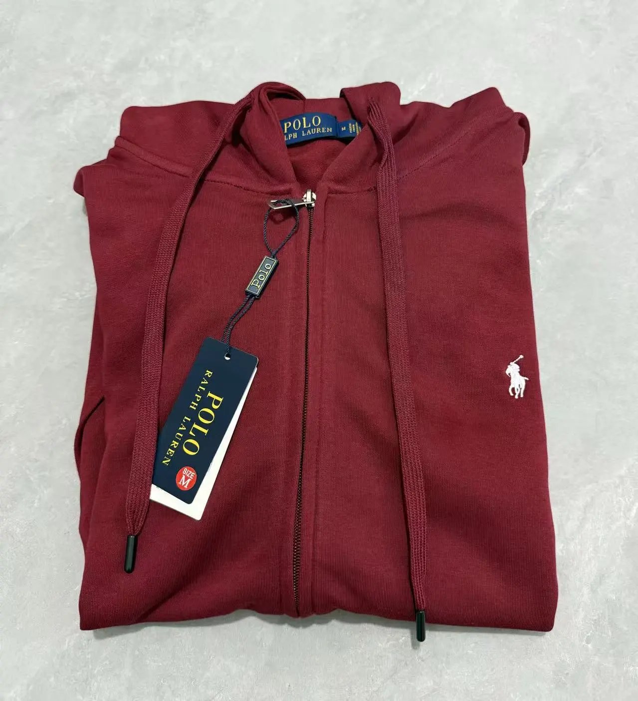 Polo Ralph Lauren Full-Zip Hoodie Charcoal Gray Hoodie - 7