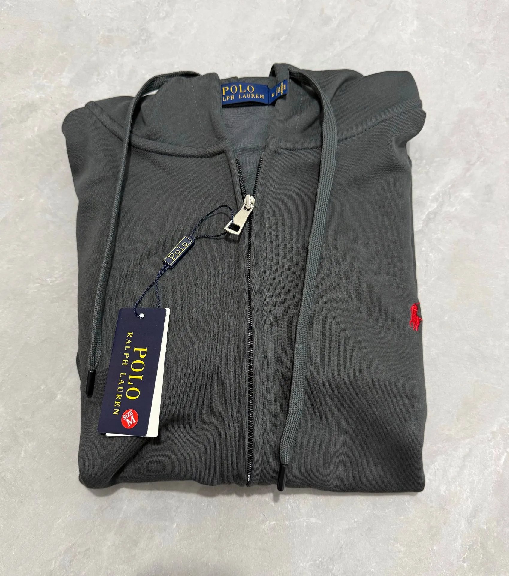 Polo Ralph Lauren Full-Zip Hoodie Charcoal Gray Hoodie - 11