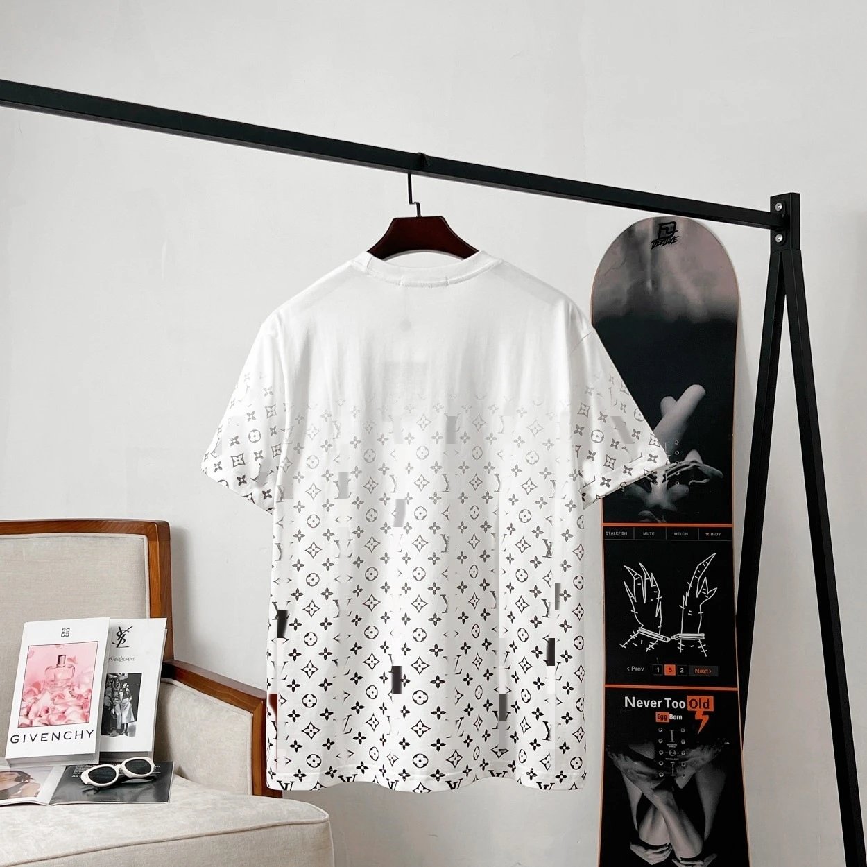 Louis Vuitton Monogram Gradient T-Shirt Light Blue - 6