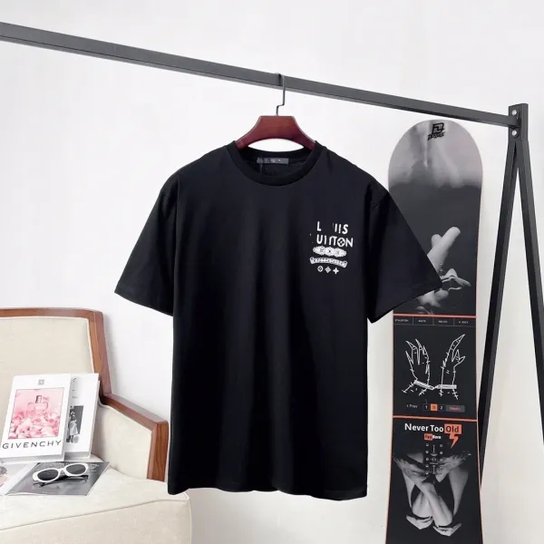 Louis Vuitton Crosscars Graphic Print T-Shirt White - 4