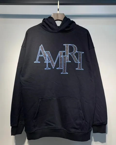 Amiri Hollywood Logo Hoodie Black - 20