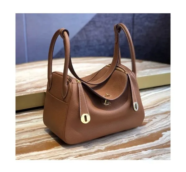 Hermès Lindy Bag 30 in Gris Tourterelle Shoulder Bag - 28