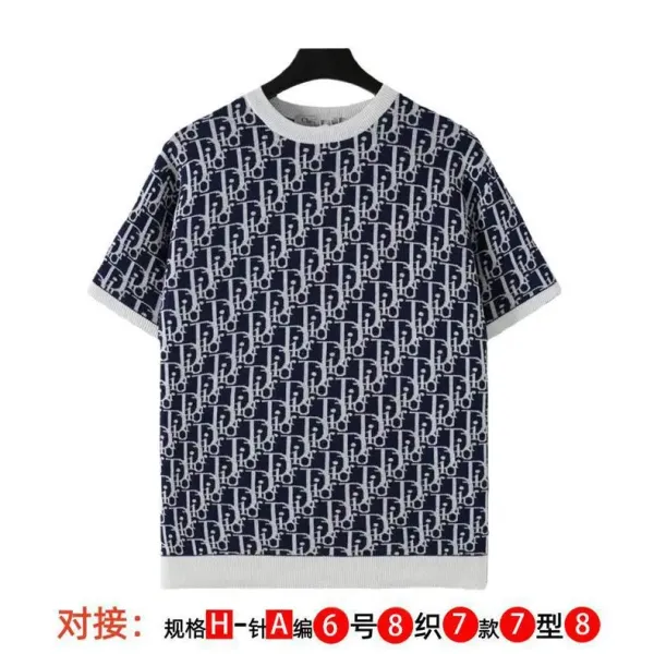 Dior Di For My Real Friends Knit T-Shirt Gray - 16