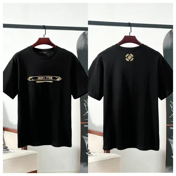 Louis Vuitton Graphic Logo Black T-Shirt - 1