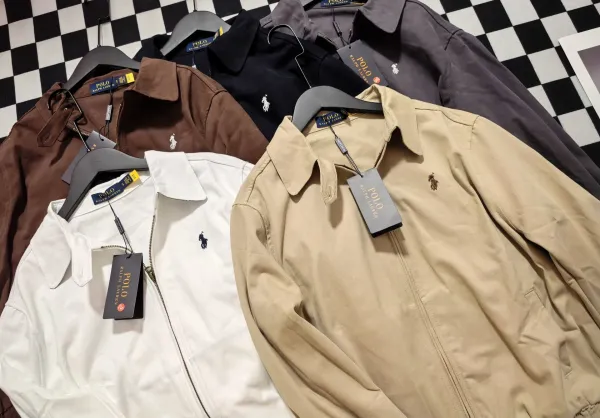 Polo Ralph Lauren Paisley-Trimmed Brown Bomber Jacket - 6