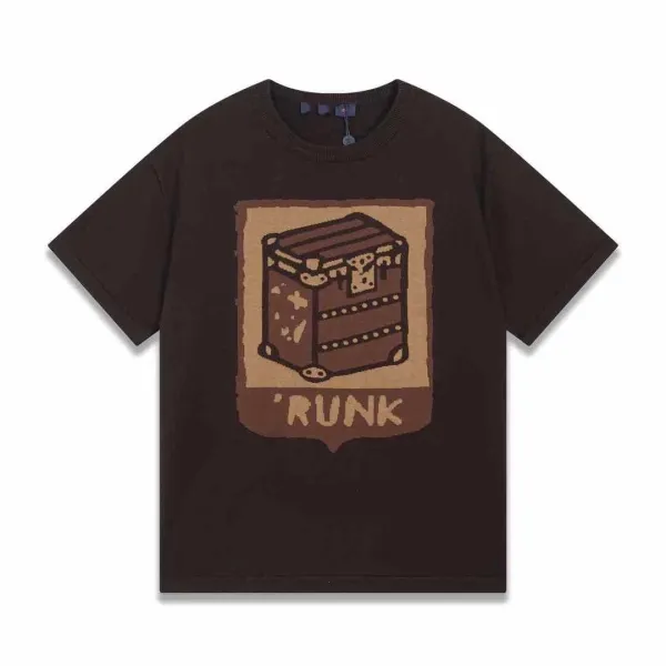 Design 'Runk' Trunk Graphic T-Shirt Brown - 1