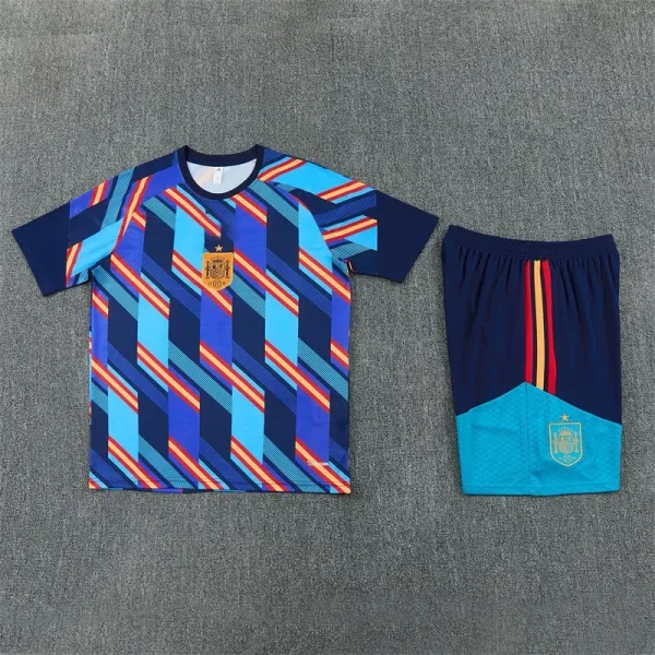 Design Spain National Team 2024 Away Kit Multicolor Jersey and Shorts Set Sets - 1