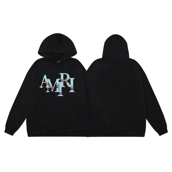 Amiri Hollywood Logo Hoodie Black - 25