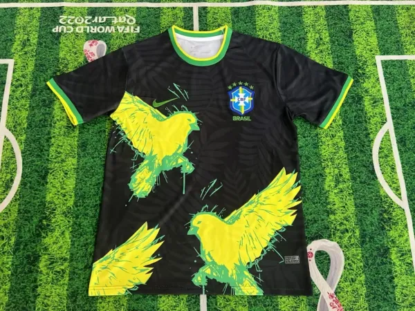 Nike Brazil 2022 FIFA World Cup Pink Christ the Redeemer Jersey - 9