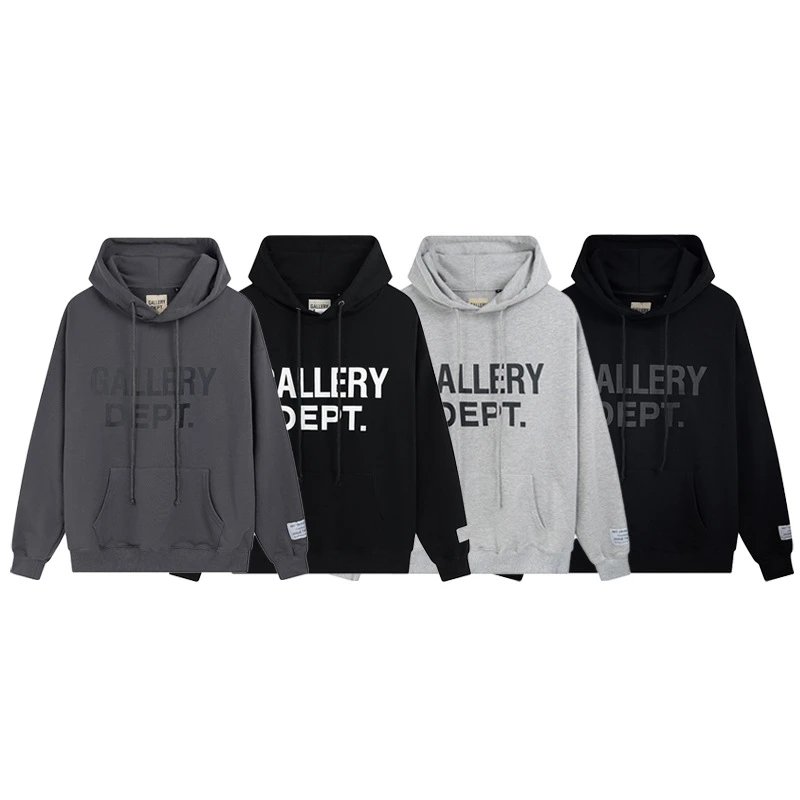 Gallery Dept. Logo Hoodie Black - 17