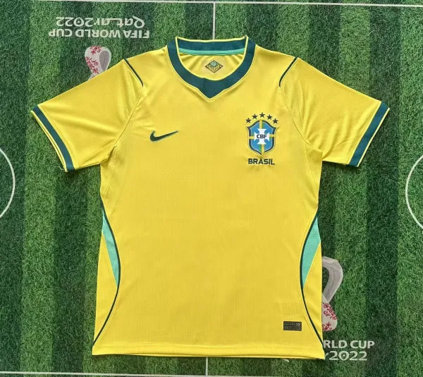 Nike Brazil 2022 World Cup Home Jersey Yellow - 1