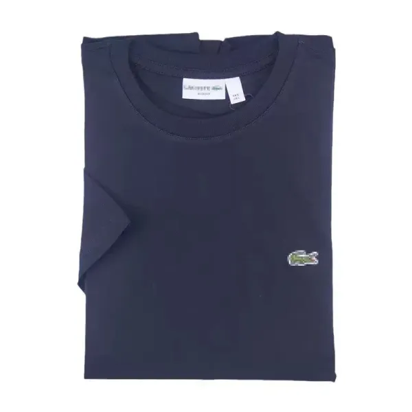 Lacoste Classic Crocodile Logo Orange T-Shirt - 9