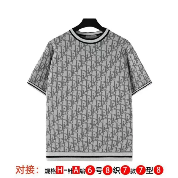 Dior Di For My Real Friends Knit T-Shirt Gray - 10