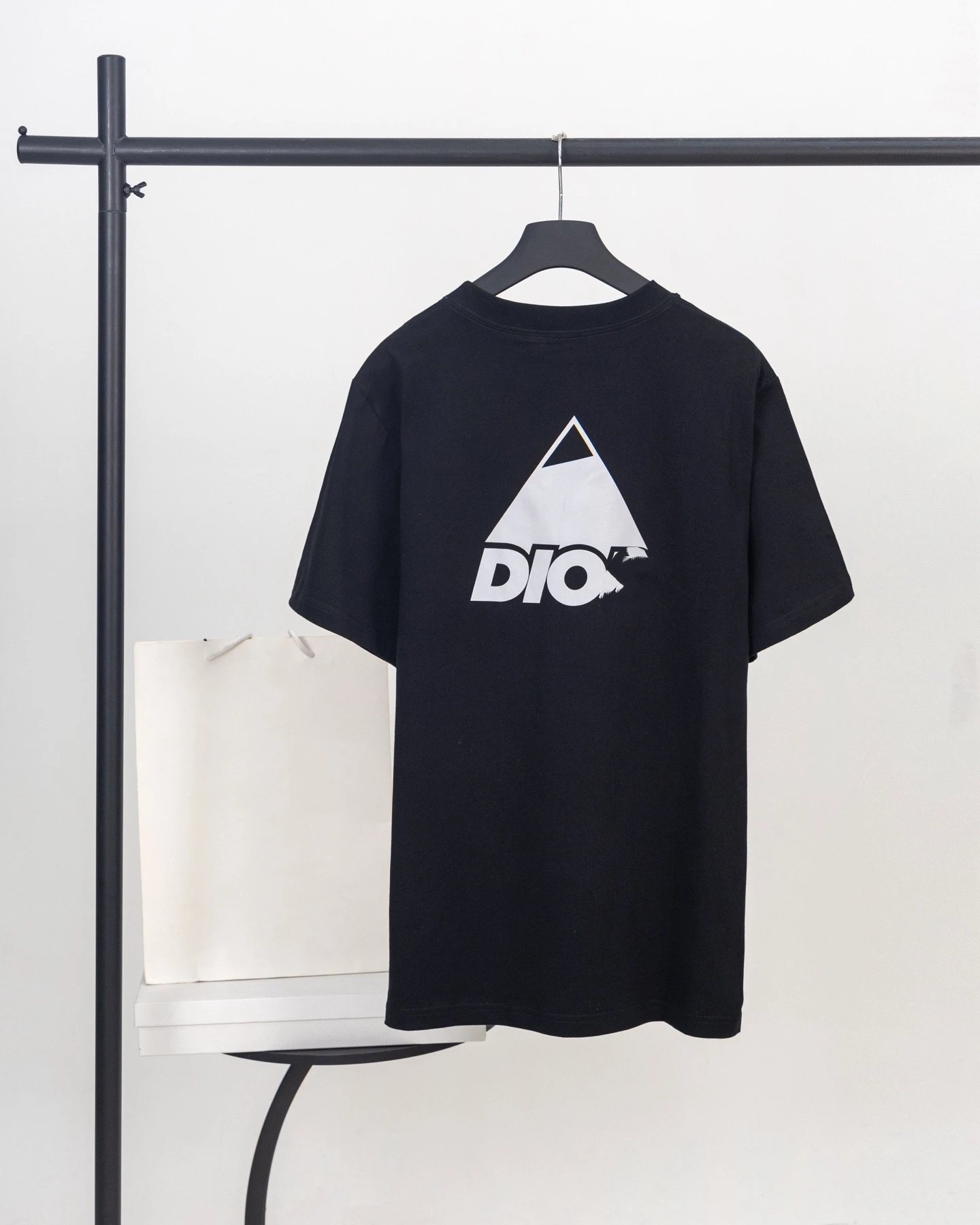 Dior Triangle Logo Black T-Shirt - 3