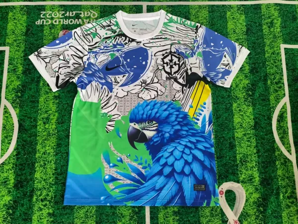 Nike Brazil 2022 FIFA World Cup Pink Christ the Redeemer Jersey - 5