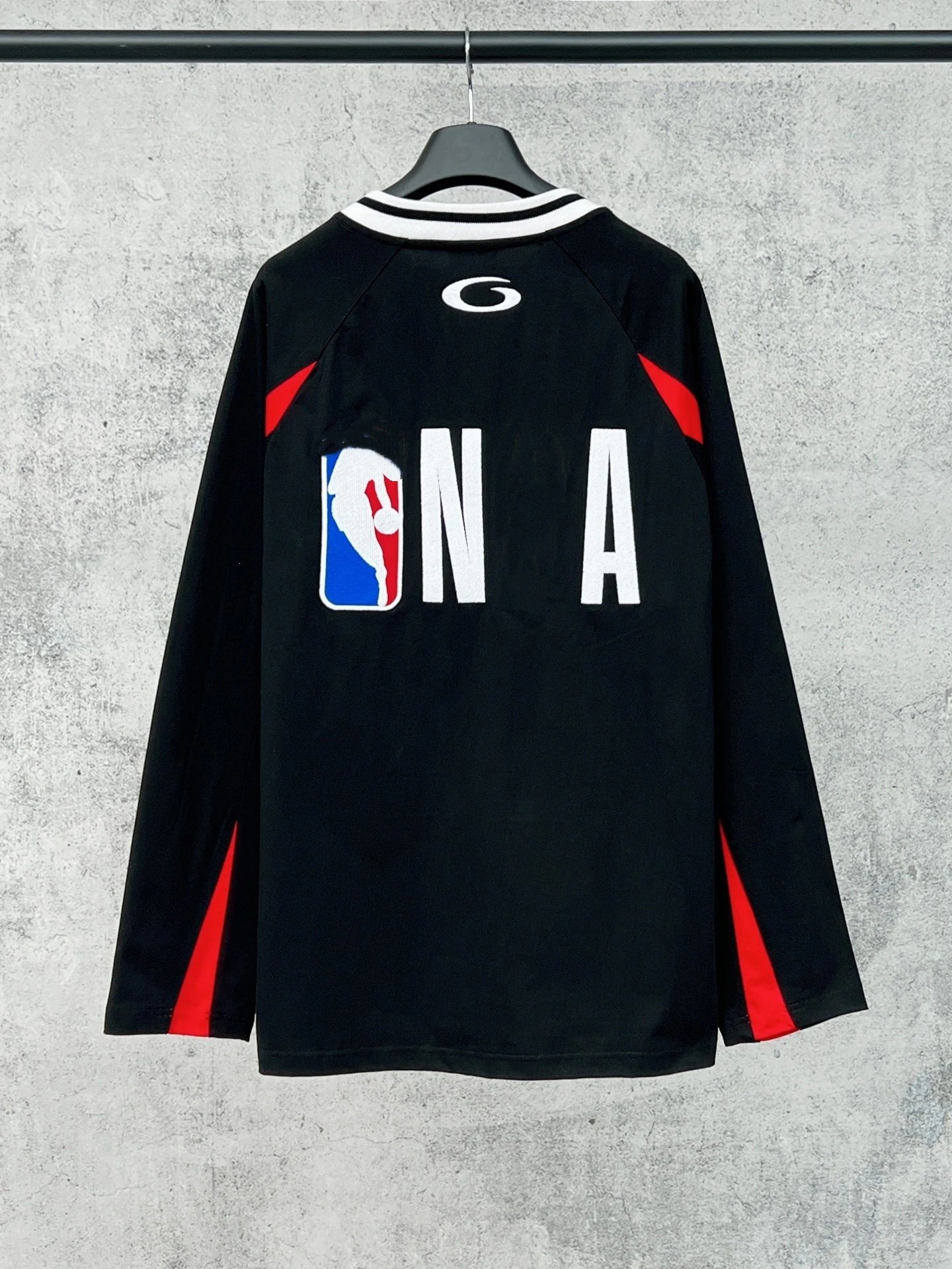 Balenciaga Lenciaga 10 Long-Sleeve Jersey White / Blue - 4