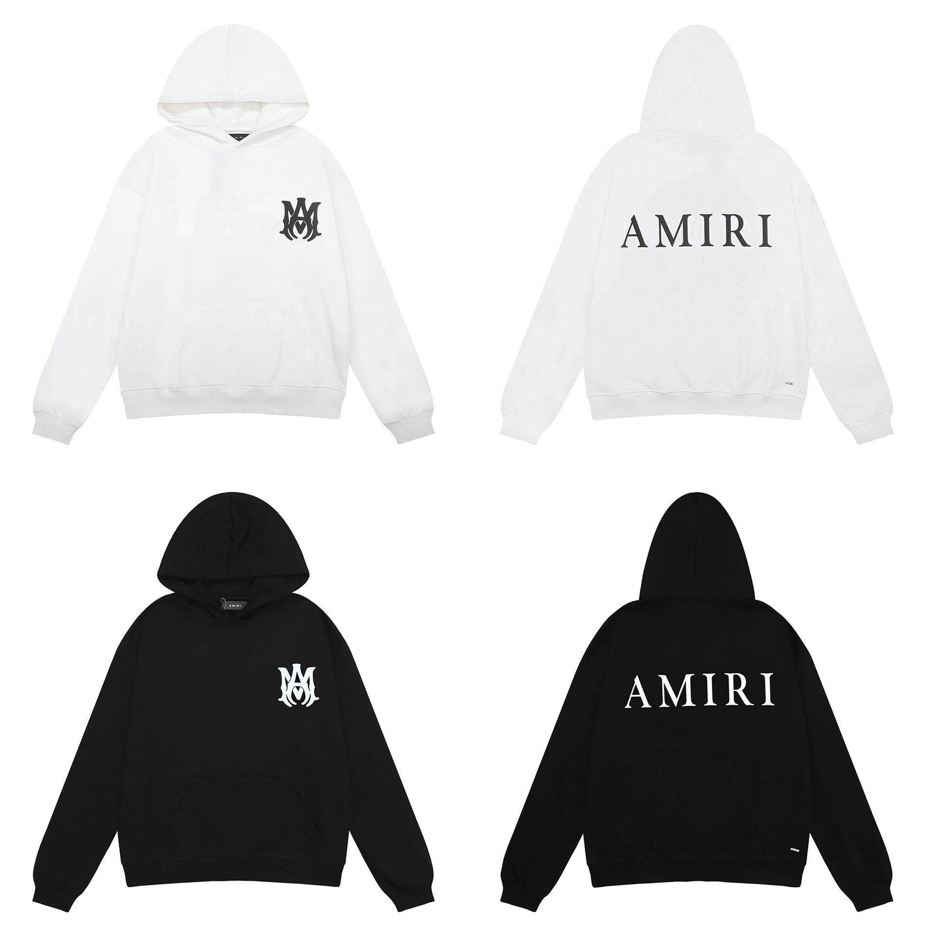 Amiri Bandana Rabbit Hoodie White - 46