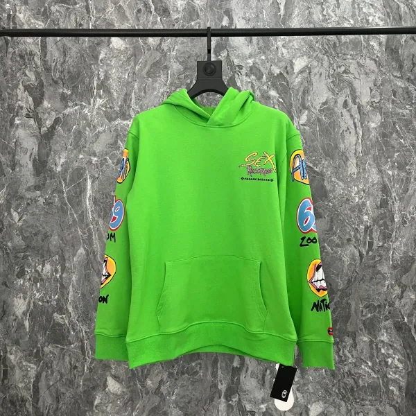 Chrome Hearts Space Graphic Hoodie Blue - 14