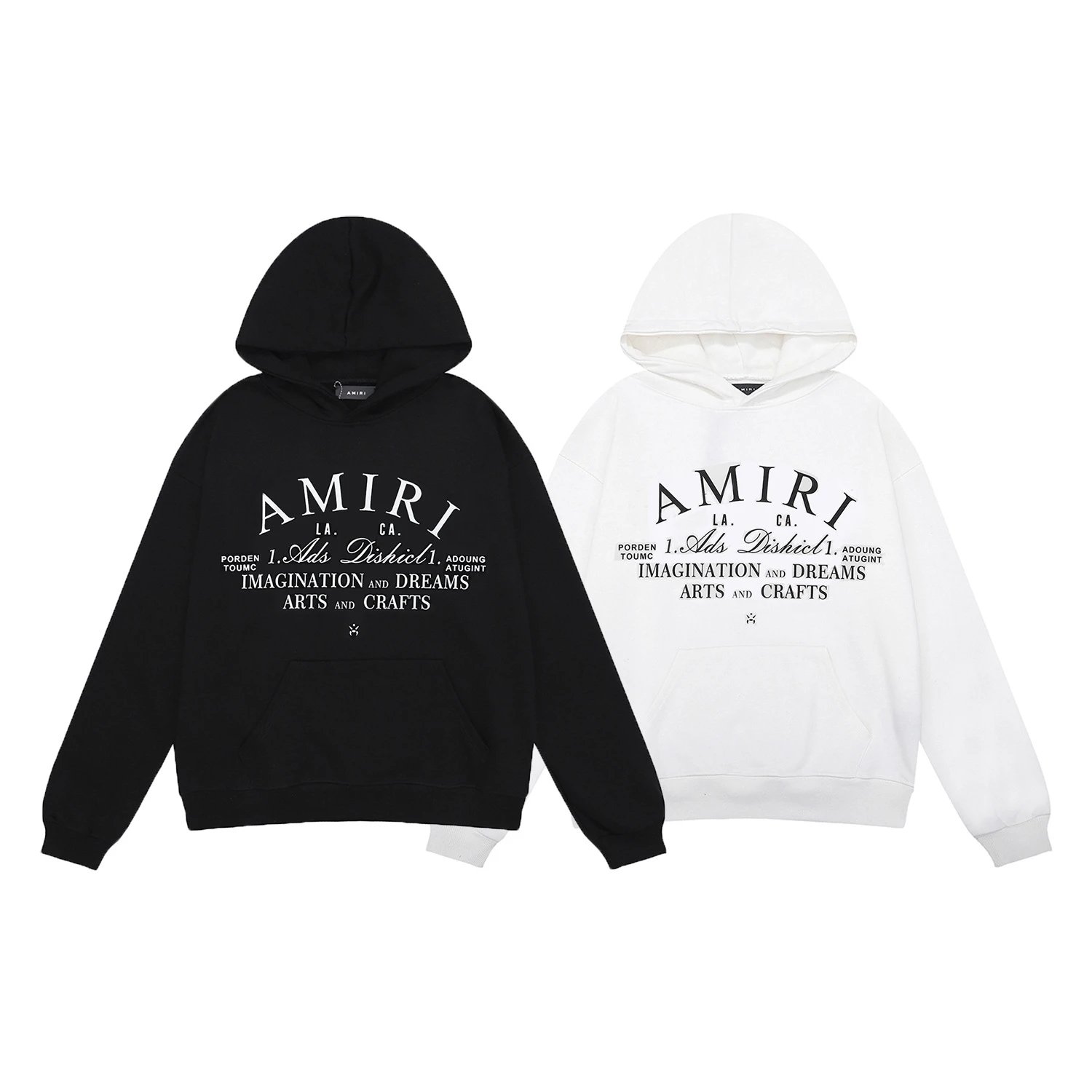 Amiri Bandana Rabbit Hoodie White - 27